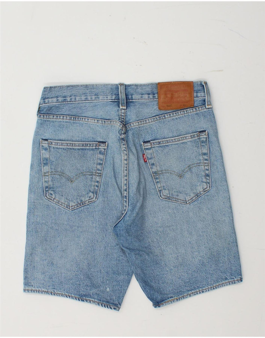 LEVI'S Herre 501 denimshorts W30 Mellemblå bomuld