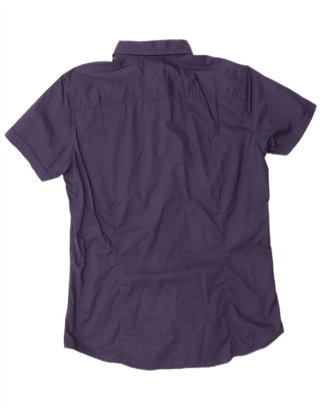 Sisley Herre kortærmet Slim Fit skjorte Medium Navy Blue