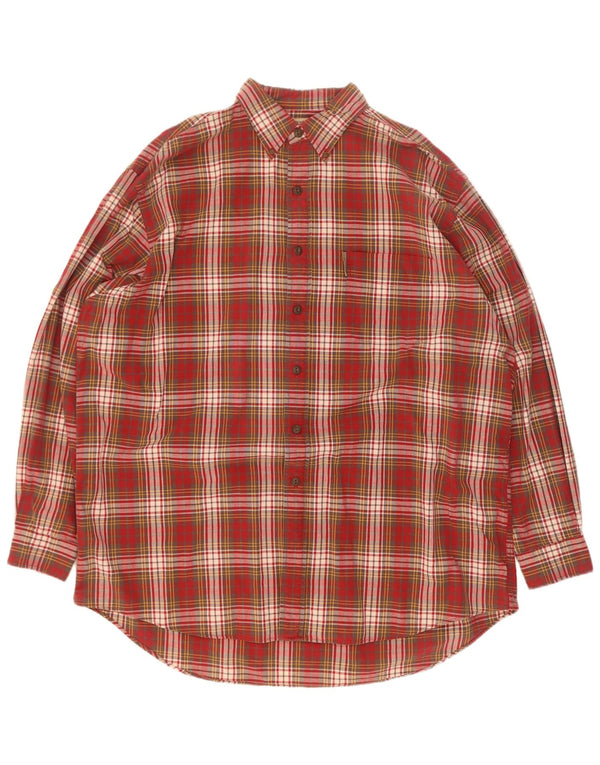 Abercrombie & Fitch herre stor skjorte 2XL rød ternet