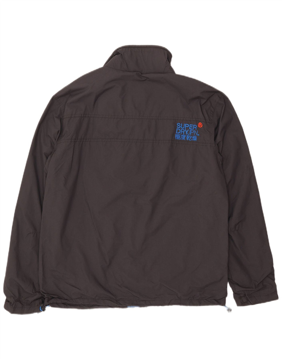 Superdry Herre The Windhiker Graphic Bomber Jacket UK 40 Large Grå Nylon