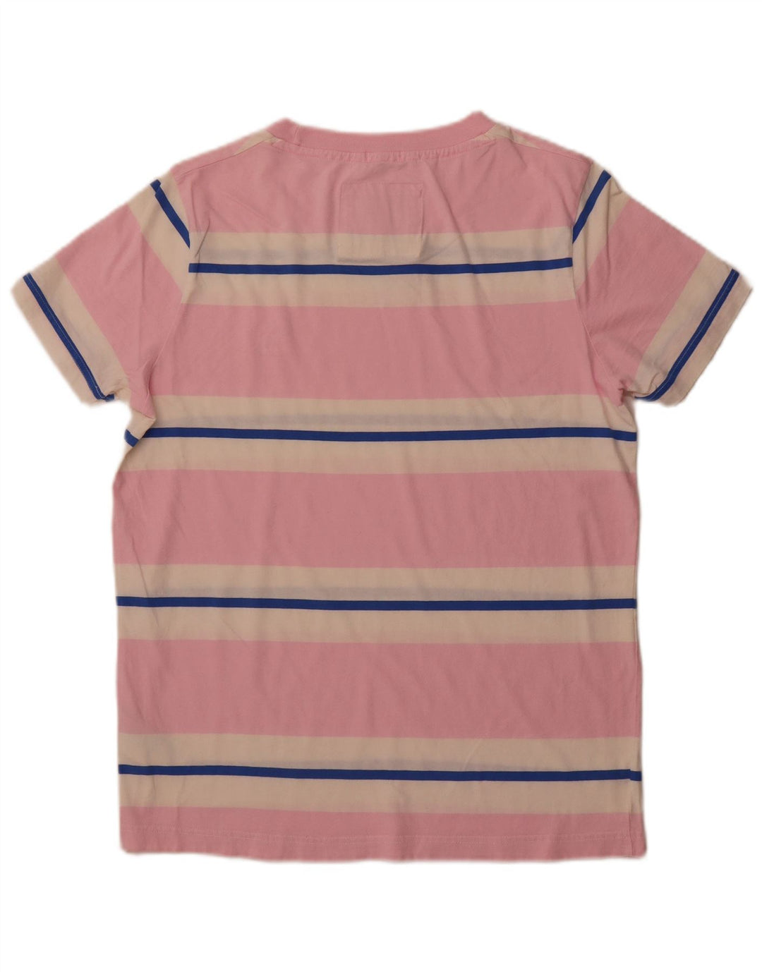 ABERCROMBIE & FITCH Muscle T-Shirt Top XL Pink Stribet Bomuld