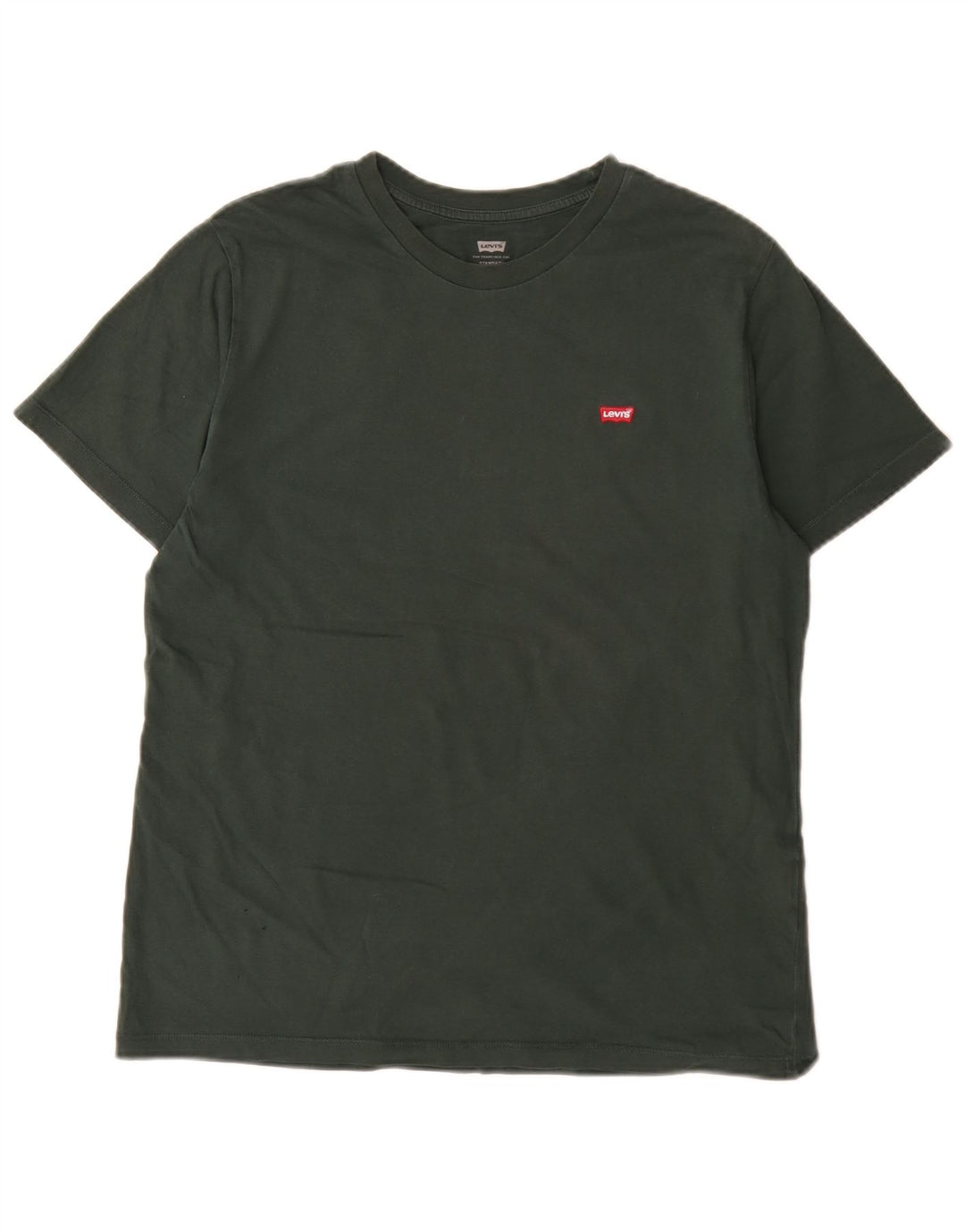Levi's Herre Standard T-Shirt Top Medium Grøn Bomuld
