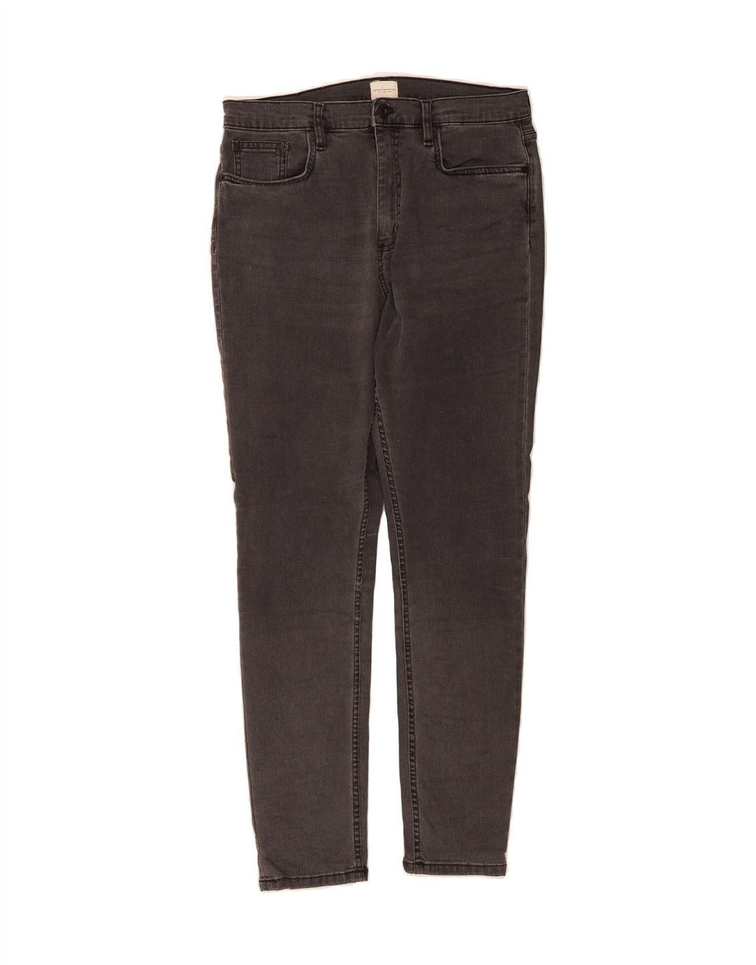 FRENCH CONNECTION Womens Slim Jeans UK 14 Large W30 L30 Grey Cotton Vintage French Connection and Second-Hand French Connection from Messina Hembry 