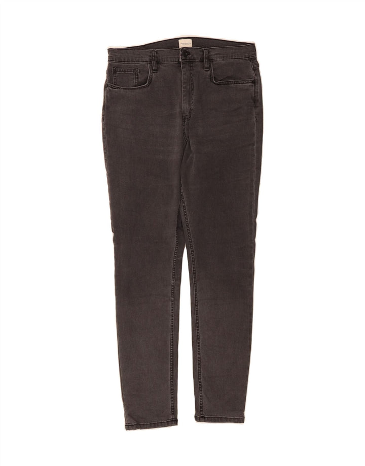 FRENCH CONNECTION Womens Slim Jeans UK 14 Large W30 L30 Grey Cotton Vintage French Connection and Second-Hand French Connection from Messina Hembry 