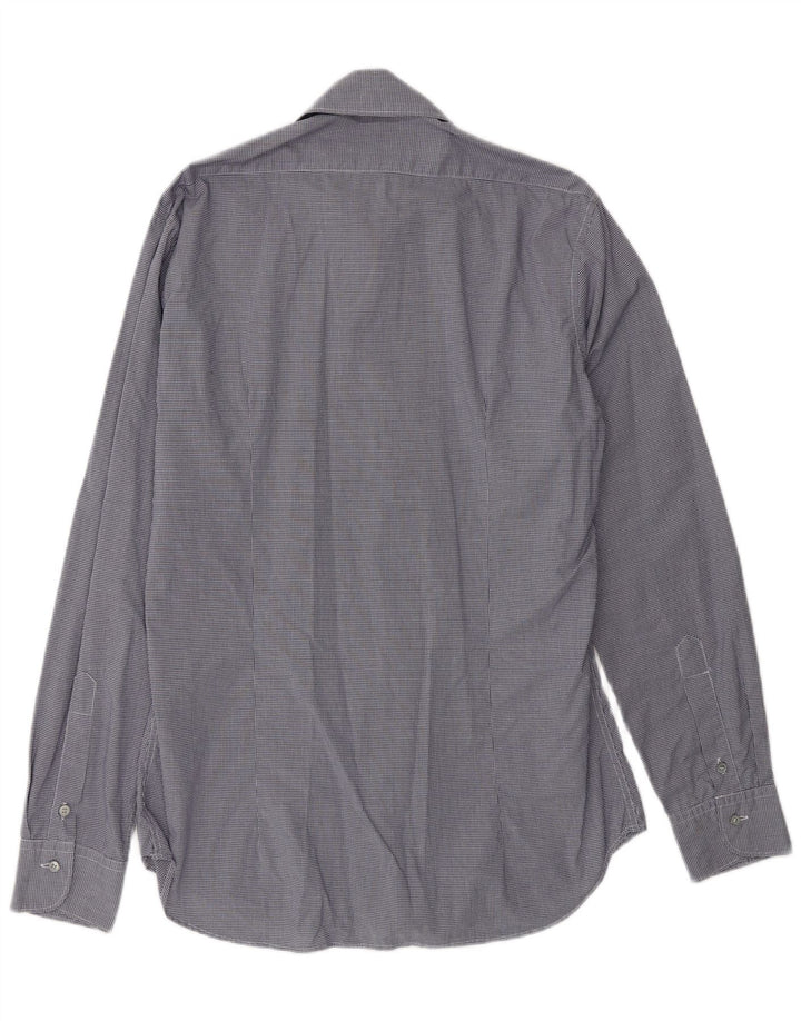 SIVIGLIA Herreskjorte str. 40 15 3/4 Medium Marineblå Gingham