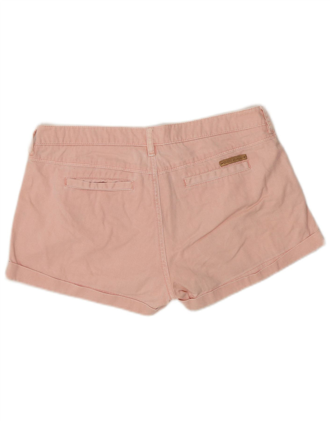 GUESS chinoshorts med lav talje til kvinder W28 Medium Pink bomuld