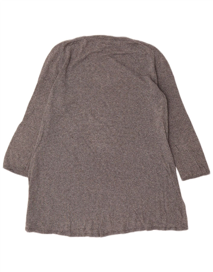 Massimo Dutti Dame 3/4 ærmet Tunika Top UK 14 Stor Grå Flecked