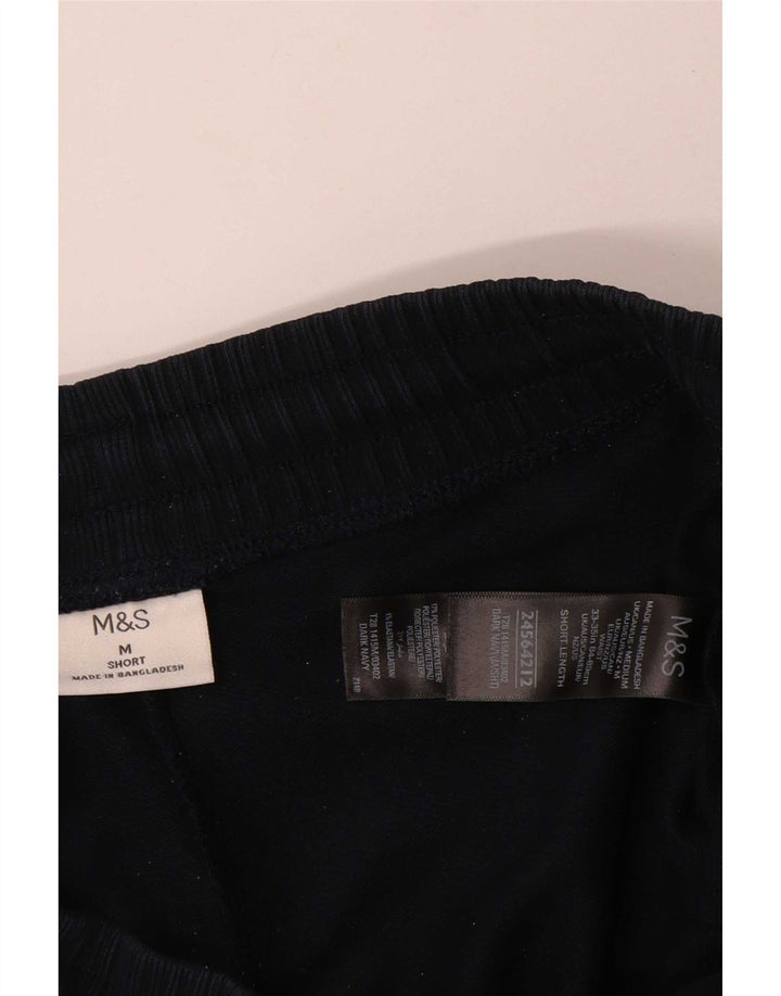 Marks & Spencer Træningsdragtsbukser til kvinder UK 14 Mellem marineblå bomuld