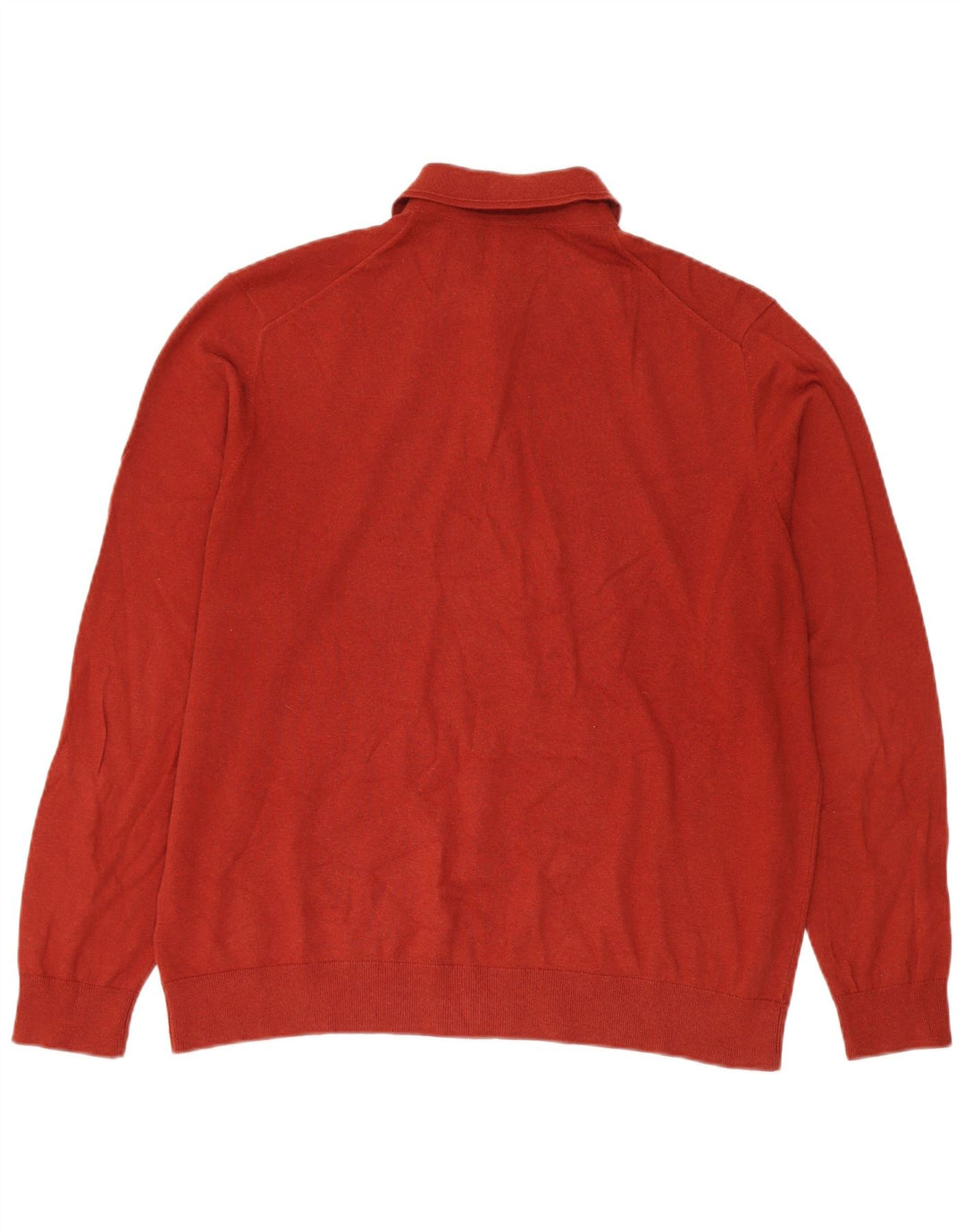 Marks & Spencer Herre Polo Neck sweater XL Rød Bomuld