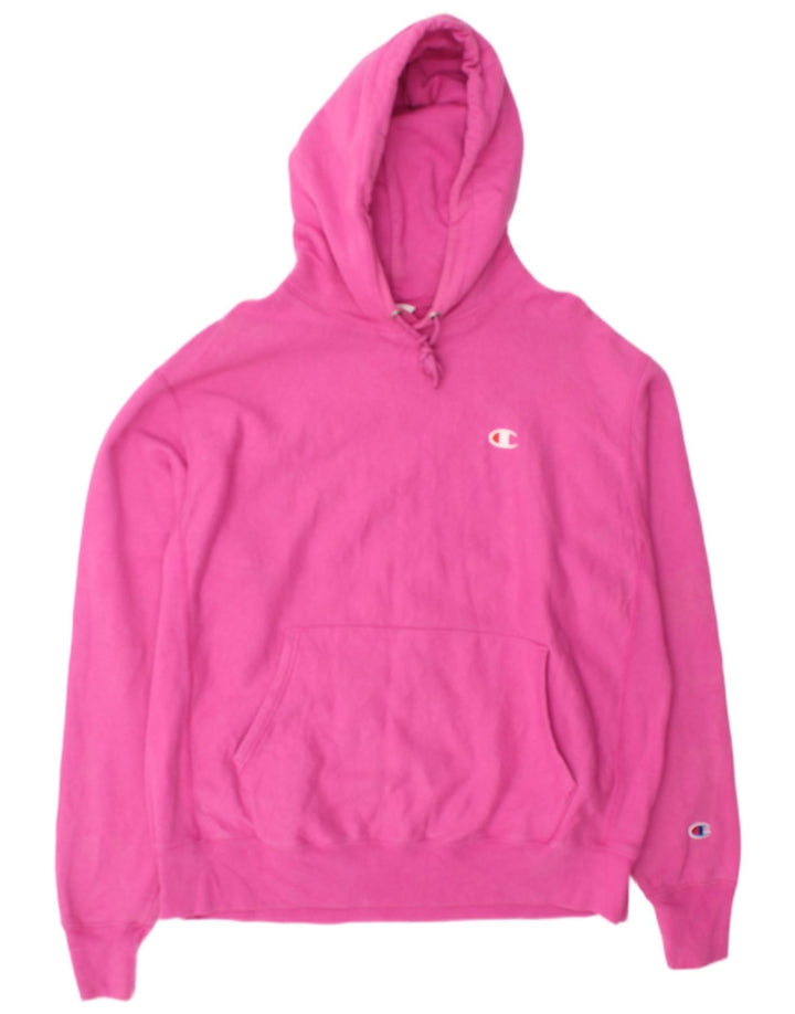 Champion Herre hættetrøje Jumper Large Pink Bomuld