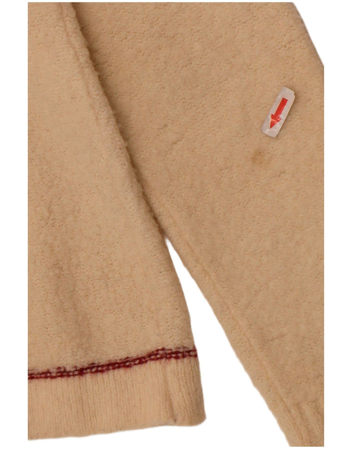 Murphy & Nye Dame Cardigan Sweater UK 14 Medium Off White Colourblock
