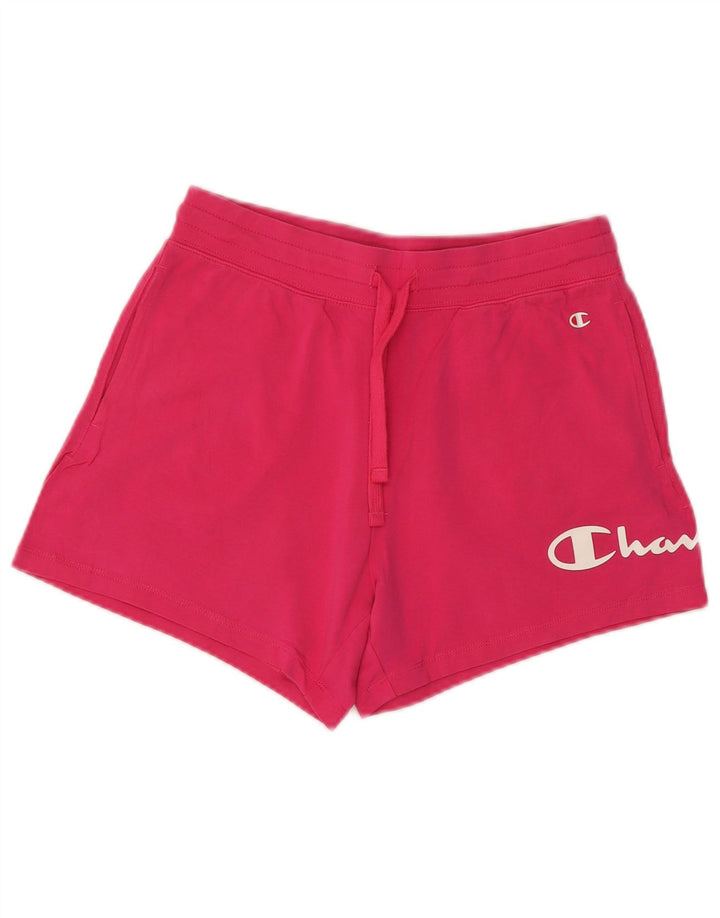Champion kvinders grafiske sportsshorts UK 12 Medium Pink