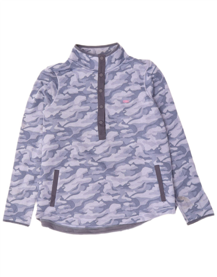 Vineyard Vines Dame Oversized Sweatshirt Jumper UK 18 XL Blå Camouflage