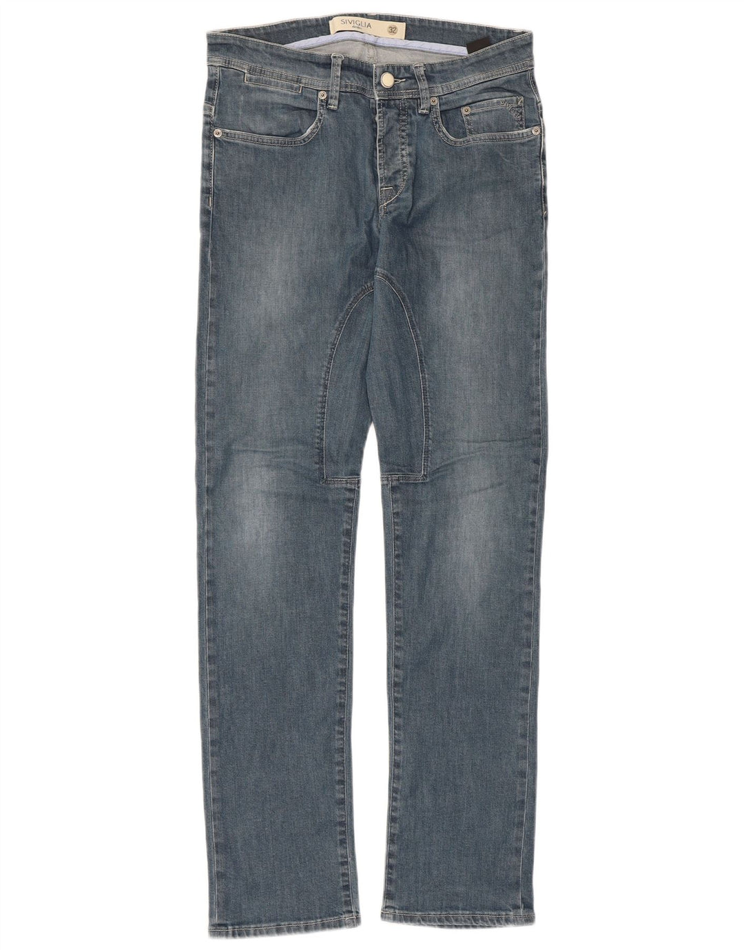 SIVIGLIA Straight jeans til mænd W32 L32 blå bomuld