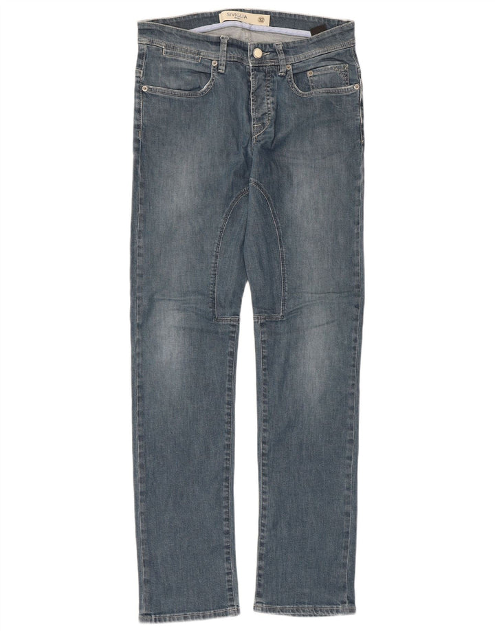 SIVIGLIA Straight jeans til mænd W32 L32 blå bomuld