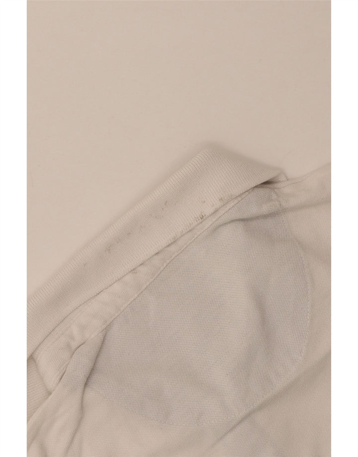 WRANGLER Herre Regular Fit Polo Shirt Medium White Bomuld