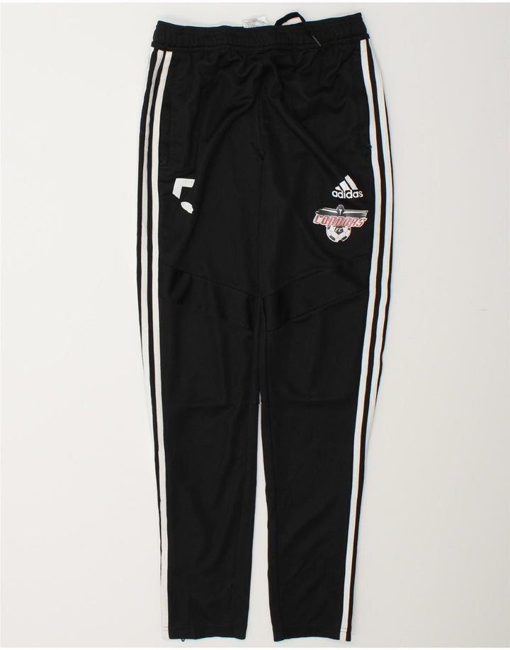 ADIDAS Boys Climacool Graphic Tracksuit Trousers 13-14 Years  Black Vintage Adidas and Second-Hand Adidas from Messina Hembry 