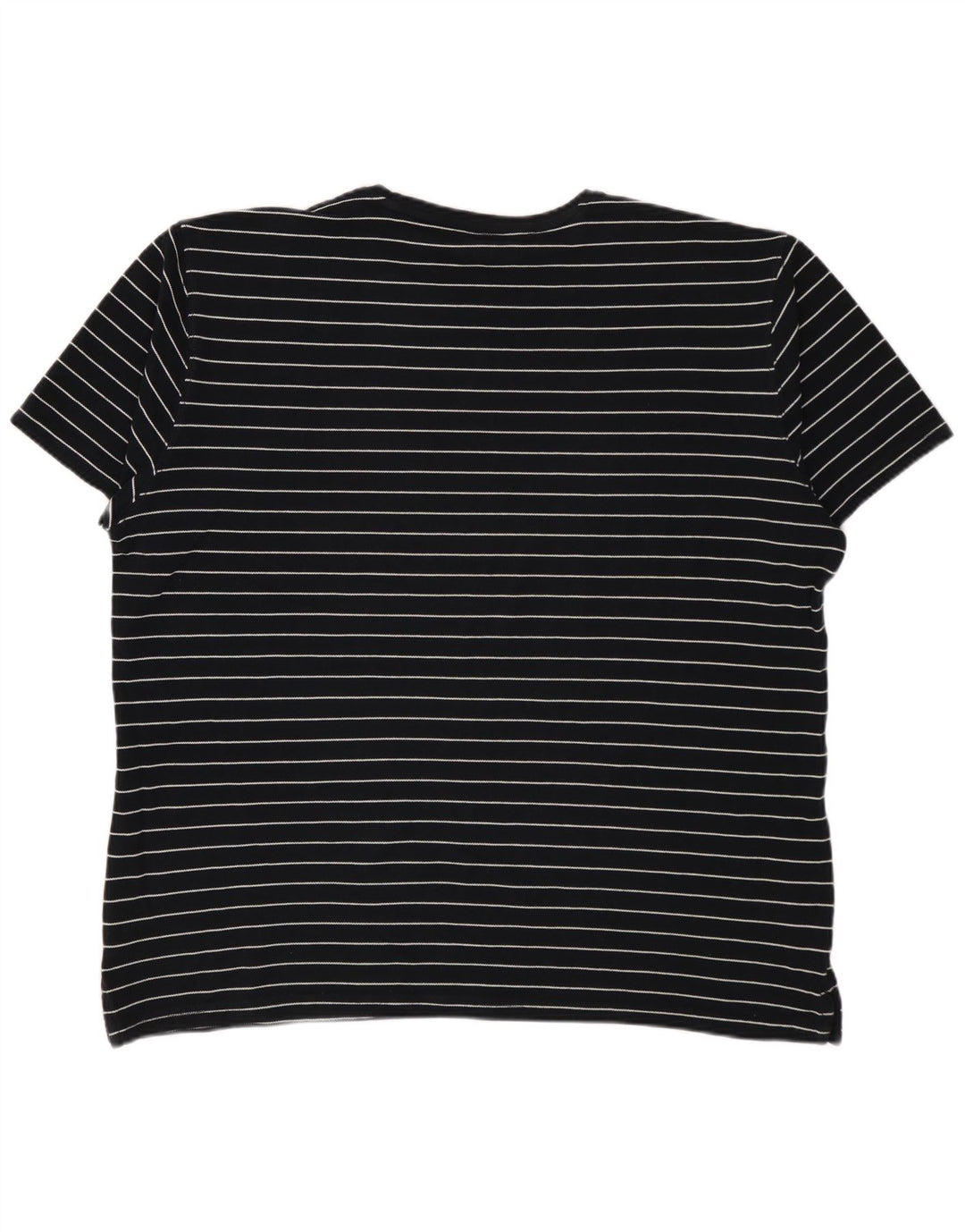 MASSIMO DUTTI Herre T-Shirt Top XL Sort Stribet