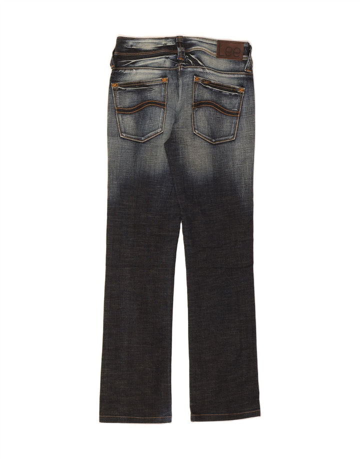 LEE Womens Cade Patch Straight Jeans W30 L32 Blue Cotton Vintage Lee and Second-Hand Lee from Messina Hembry 