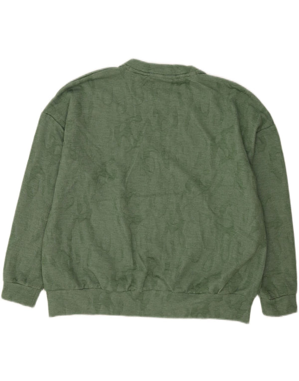 Under Armour Herre Grafisk Loose Fit Sweatshirt Jumper Lille Grøn Polyester