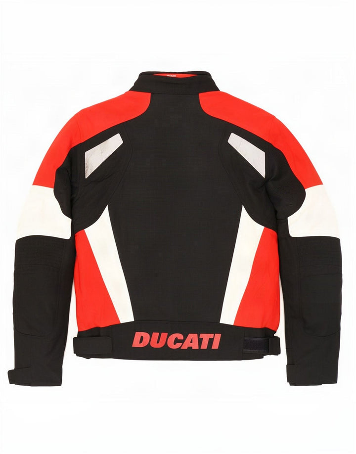 Revit Herre Graphic Racer Jacket UK 40 Large Black Colourblock Polyester
