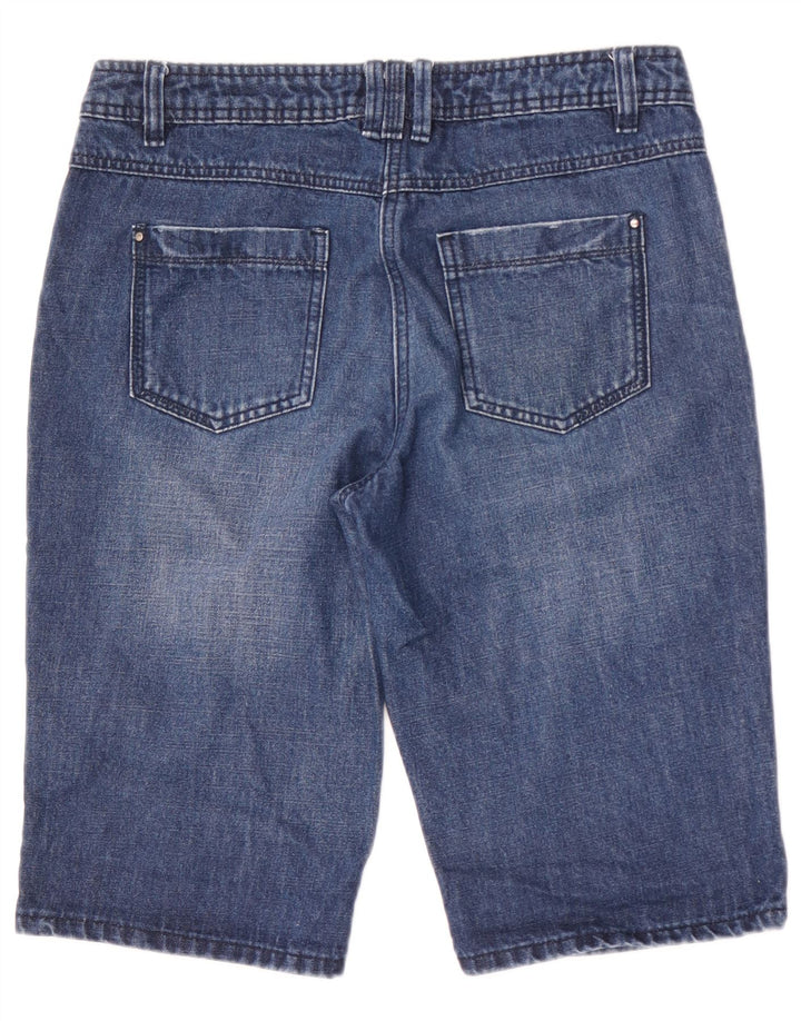 M&CO Dame denim Shorts US 10 Large W32 Blue Cotton