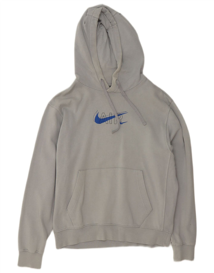 Nike grafisk hættetrøje til mænd, stor grå bomuld