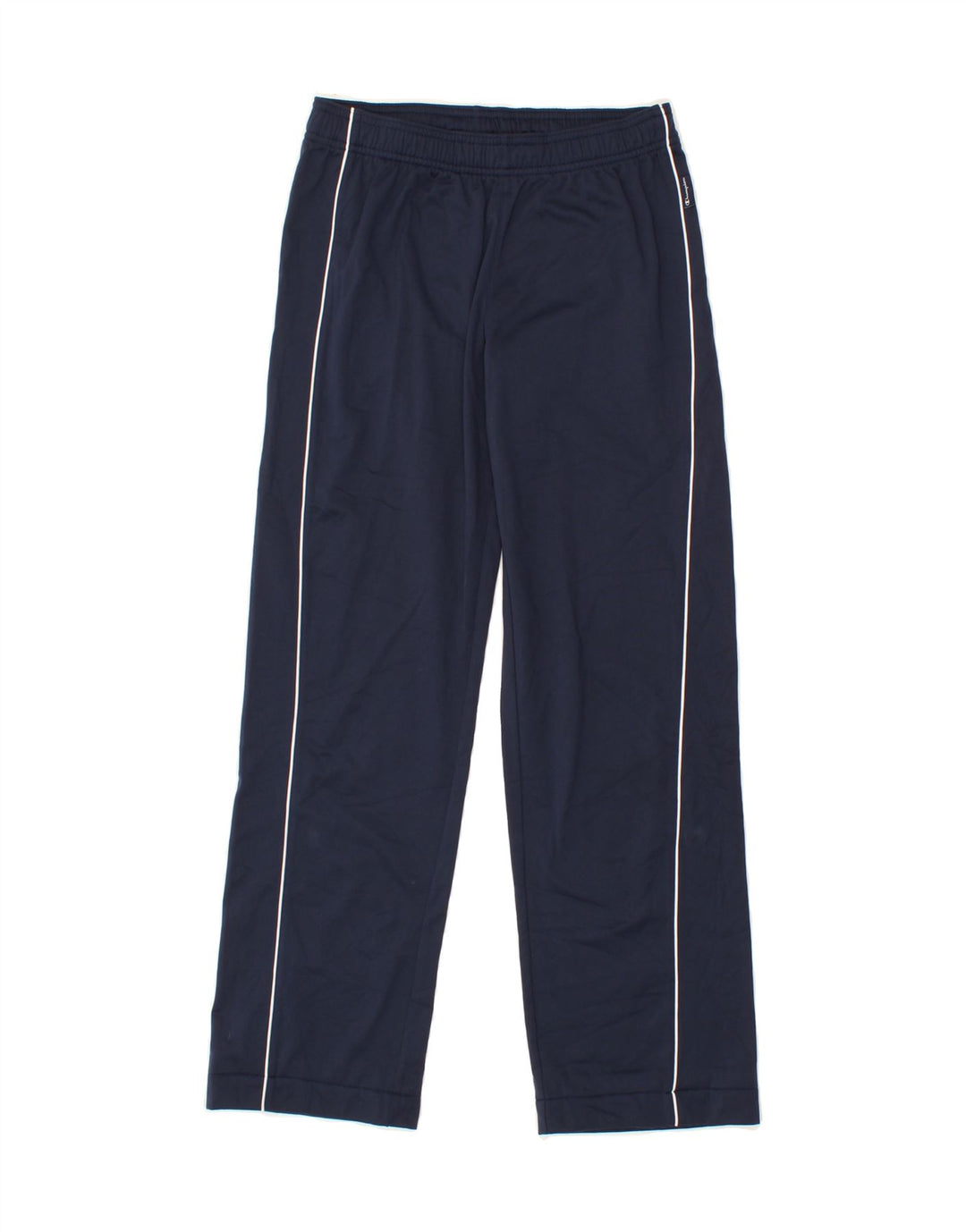 CHAMPION Mens Tracksuit Trousers Small  Navy Blue Polyester Vintage Champion and Second-Hand Champion from Messina Hembry 