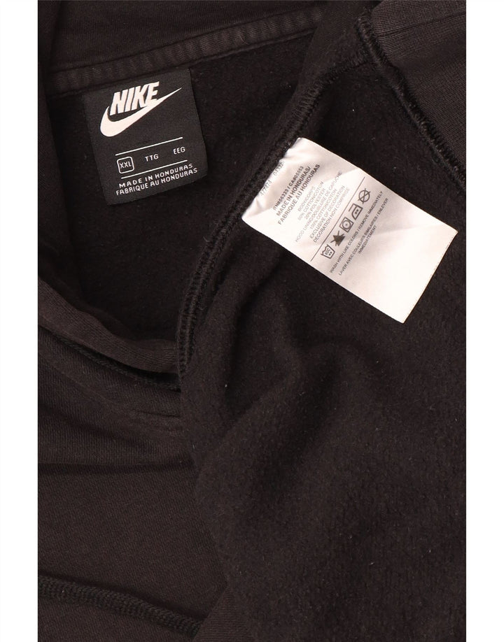 Nike hættetrøje til mænd 2XL sort bomuld
