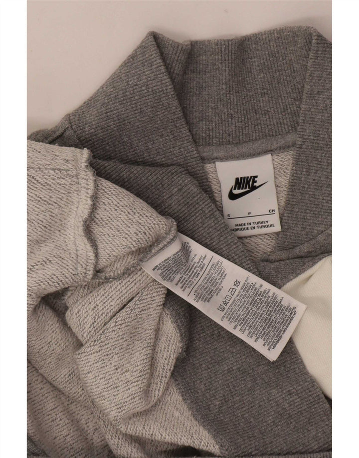 Nike Grafisk træningsdragt til mænd, topjakke, lille grå farveblok bomuld