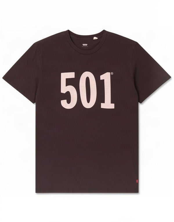 Levi's Mens 501 Graphic T-Shirt Top Large Black Cotton