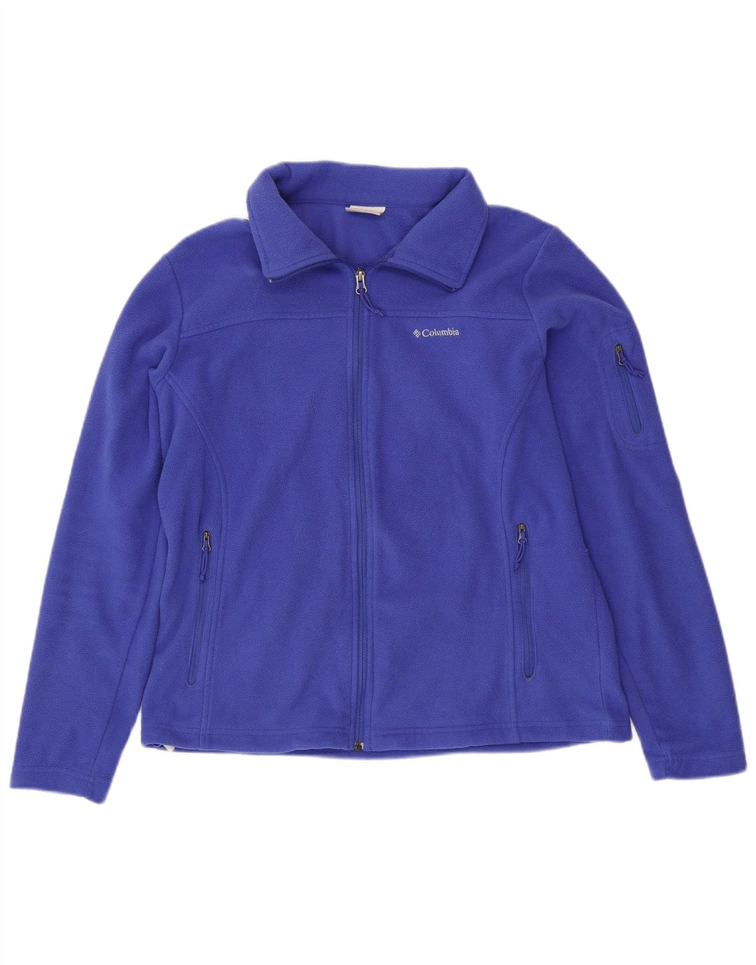 COLUMBIA Fleecejakke til kvinder UK 16 Stor blå polyester