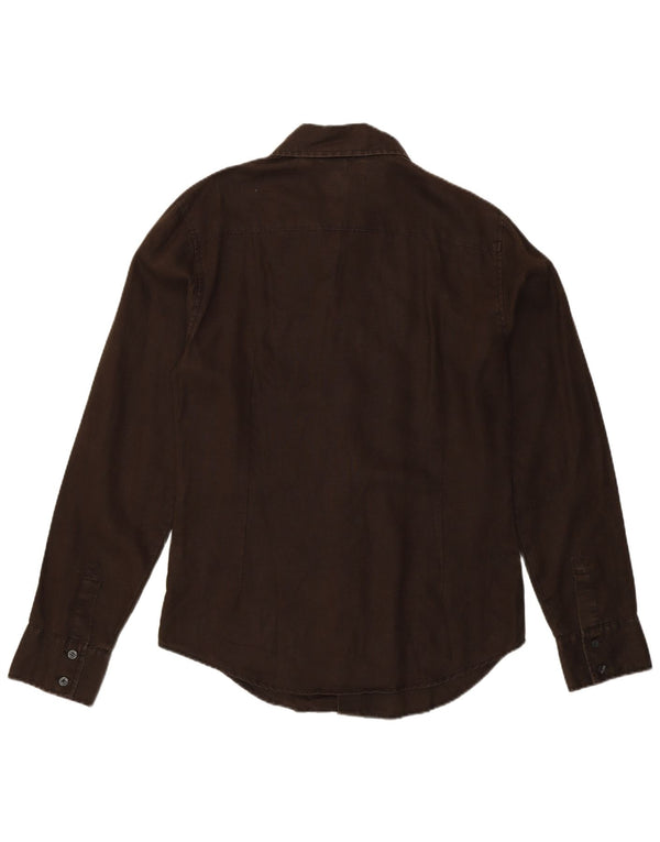 Calvin Klein Jeans Herreskjorte Medium Brun Linned