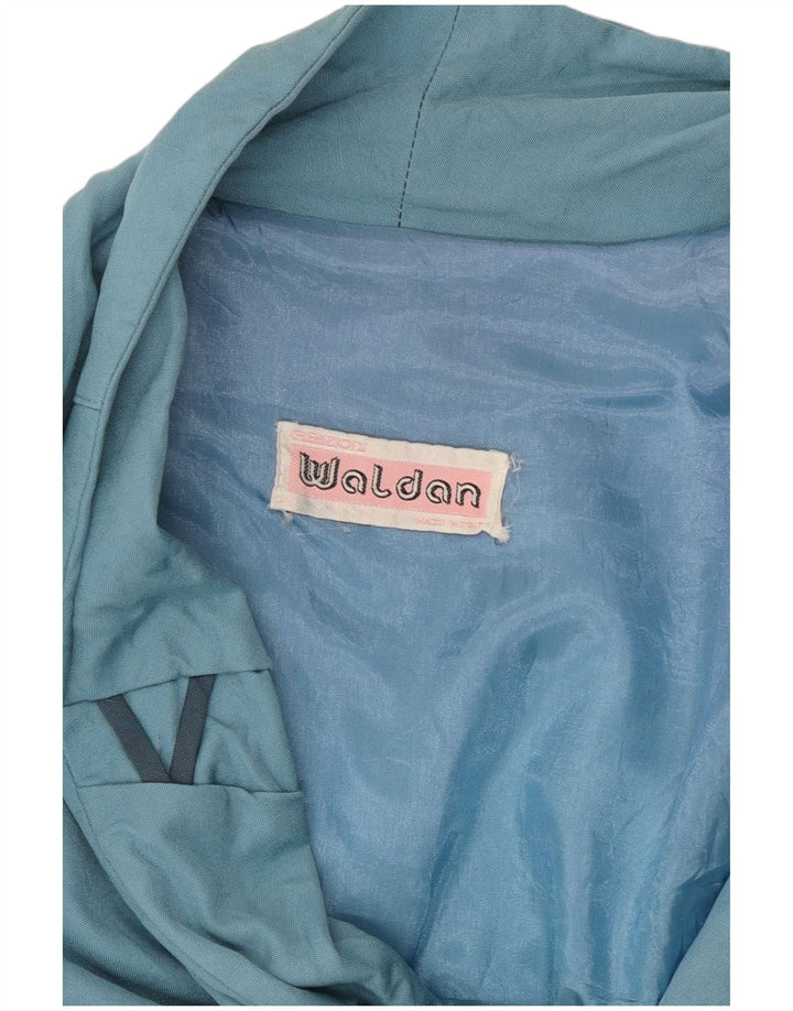 Vintage Dame Bomber Jacket UK 16 Large Blue