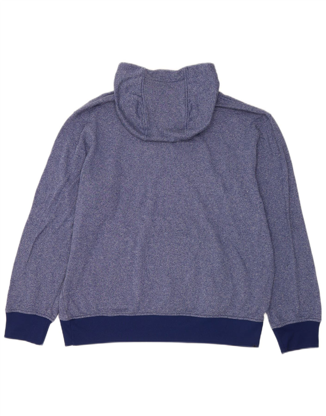 Adidas Herre Climawarm Hoodie Jumper Large Blue Flecked Polyester