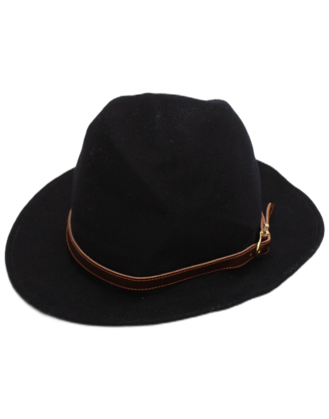 P.G.Field Fedora Hat til mænd Stor marineblå uld