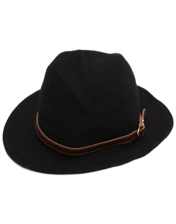 P.G.Field Fedora Hat til mænd Stor marineblå uld