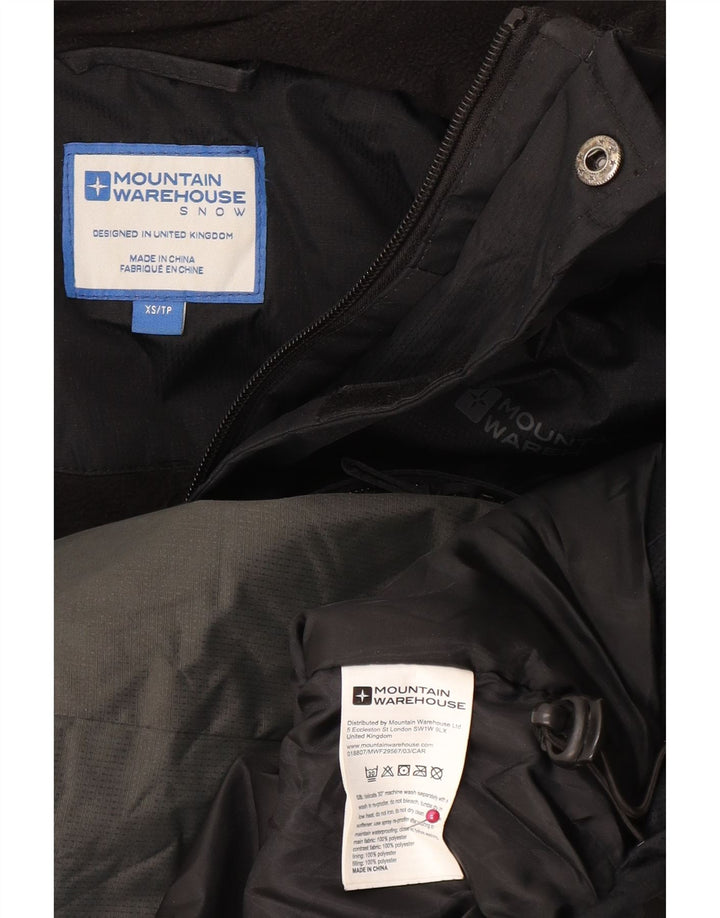 Mountain Warehouse Herre Windbreaker Jacket UK 34 XS Sort Colourblock