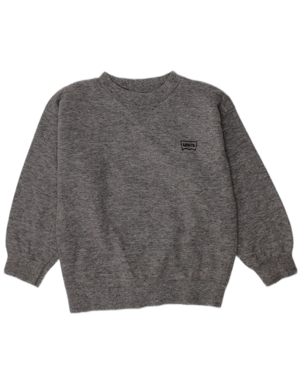 Levi's Boys Sweatshirt Jumper 3-4 år Grå Flecked