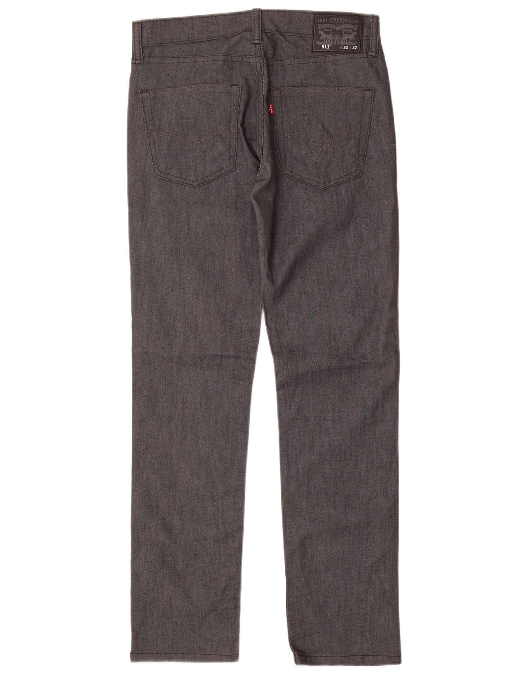 LEVI'S Herre 511 Slim Jeans W32 L32 Marineblå Bomuld