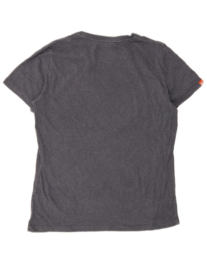 Superdry Herre grafisk T-shirt Top XL Grå Bomuld