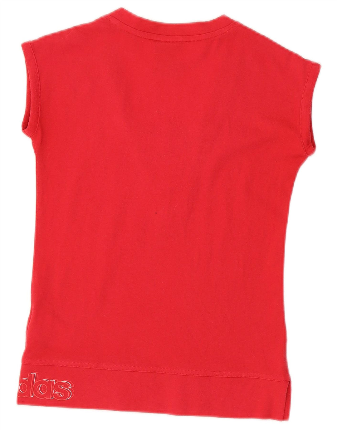 ADIDAS Piger Grafisk T-Shirt Top 11-12 År Pink Bomuld