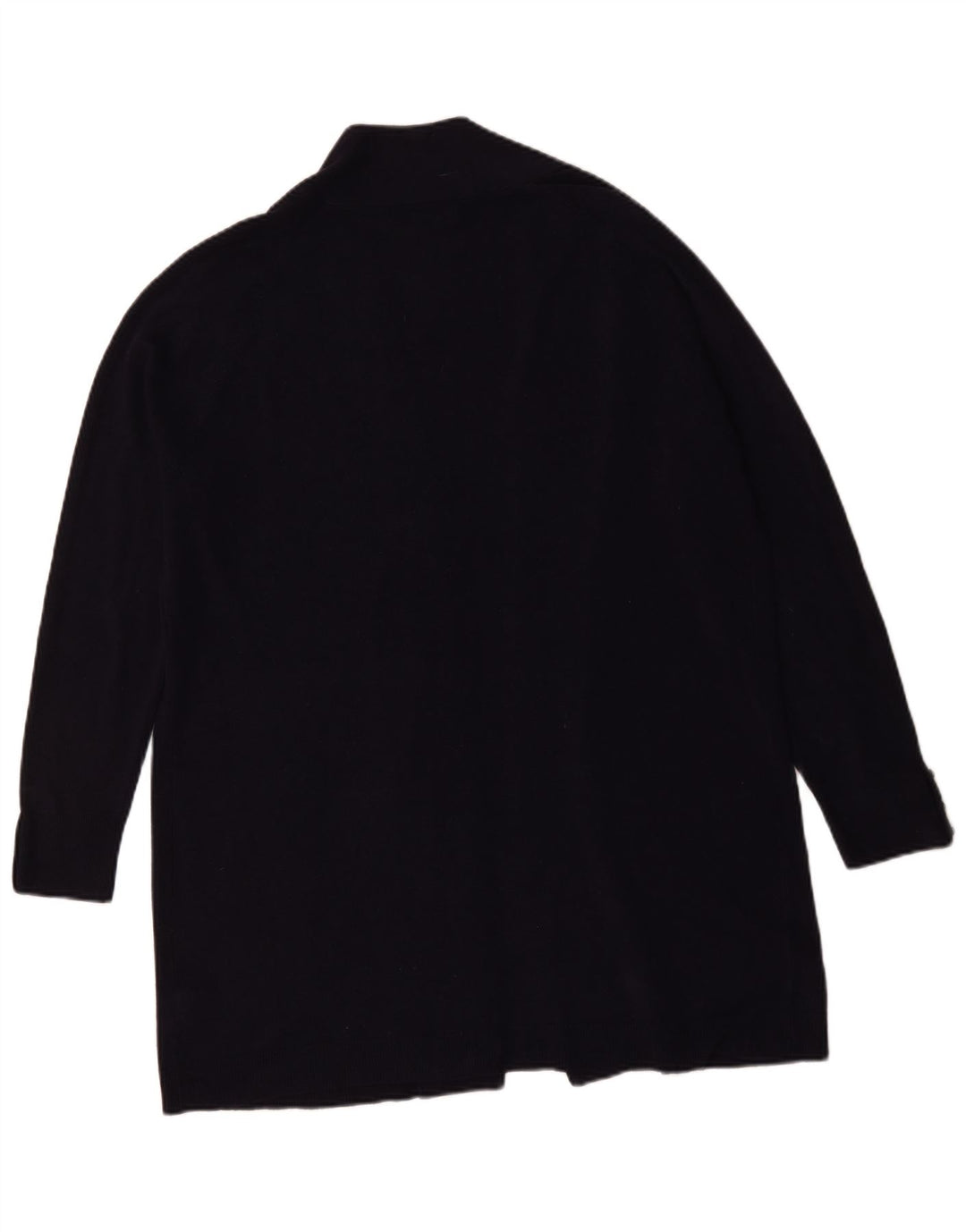 Marks & Spencer Dame Longline Åben Cardigan Sweater UK 20 2XL Navy Blue