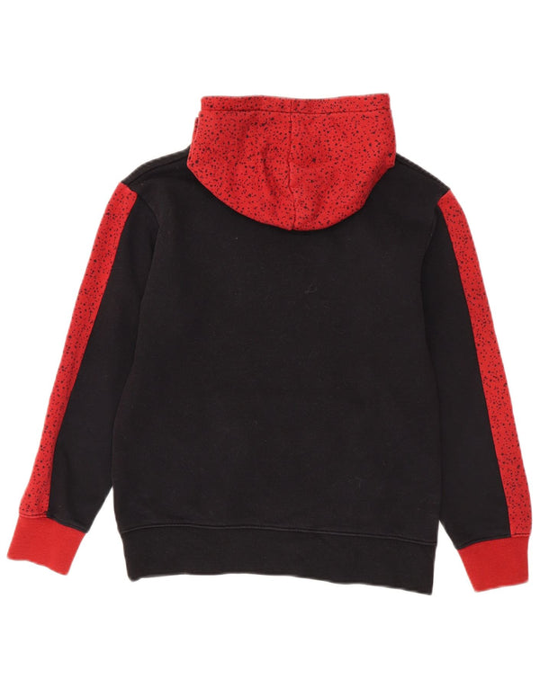 Jordan drenge grafisk hættetrøje 10-11 år medium sort farveblok