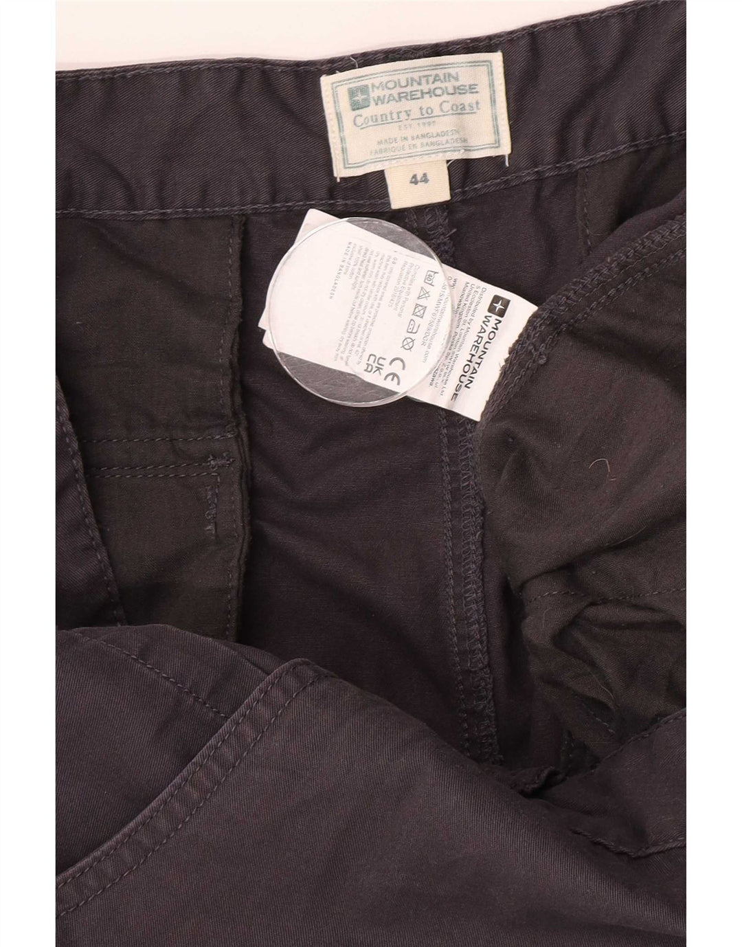 Mountain Warehouse Herre Cargo Shorts W44 2XL Grå Bomuld