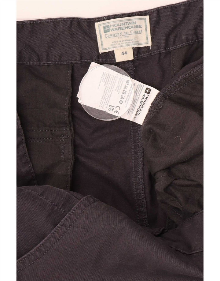 Mountain Warehouse Herre Cargo Shorts W44 2XL Grå Bomuld
