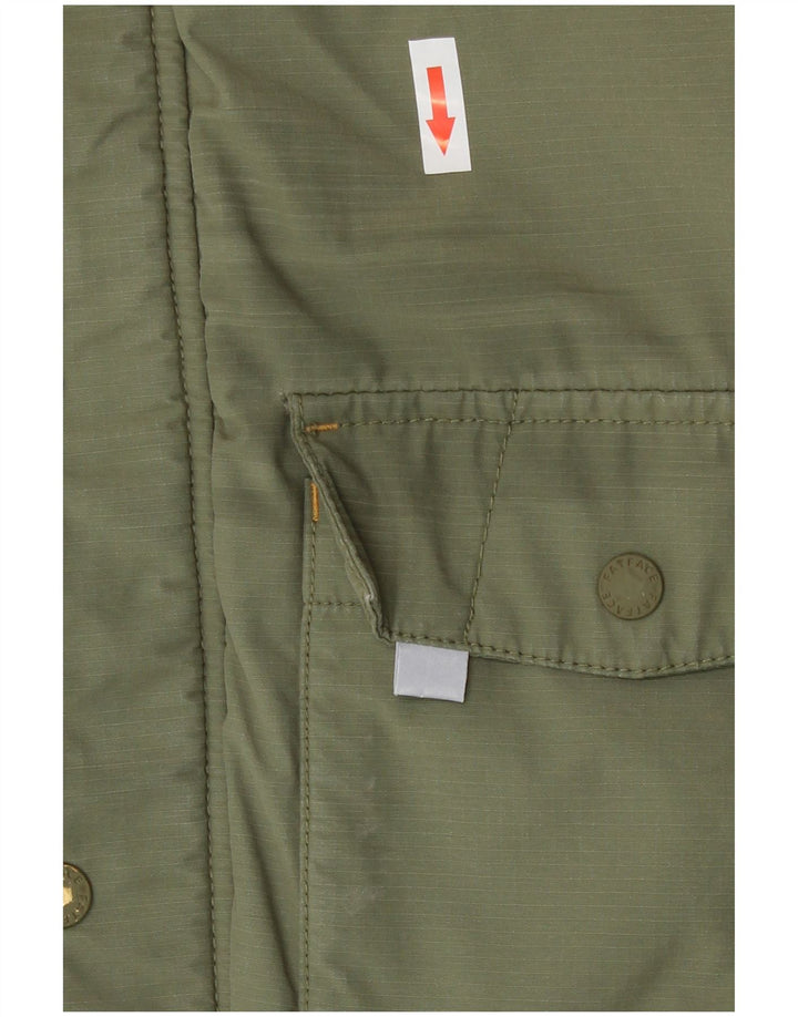Fat Face drenge hættejakke parka 8-9 år Khaki Cotton