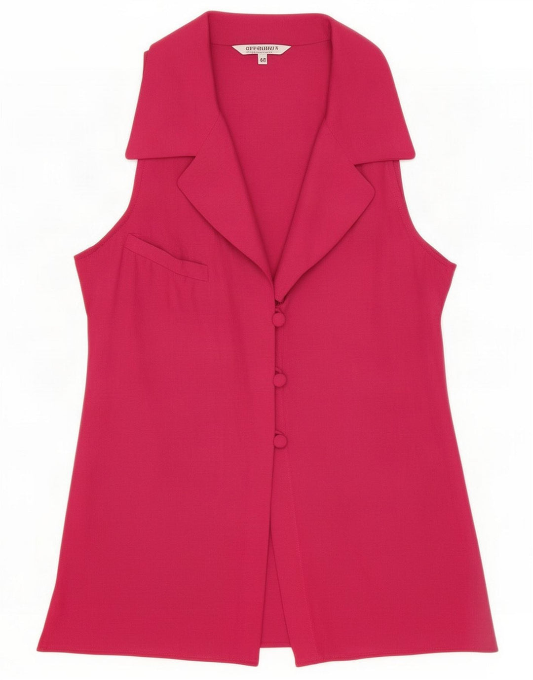 Erreuno Dame Ærmeløs skjorte Bluse IT 44 Medium Pink