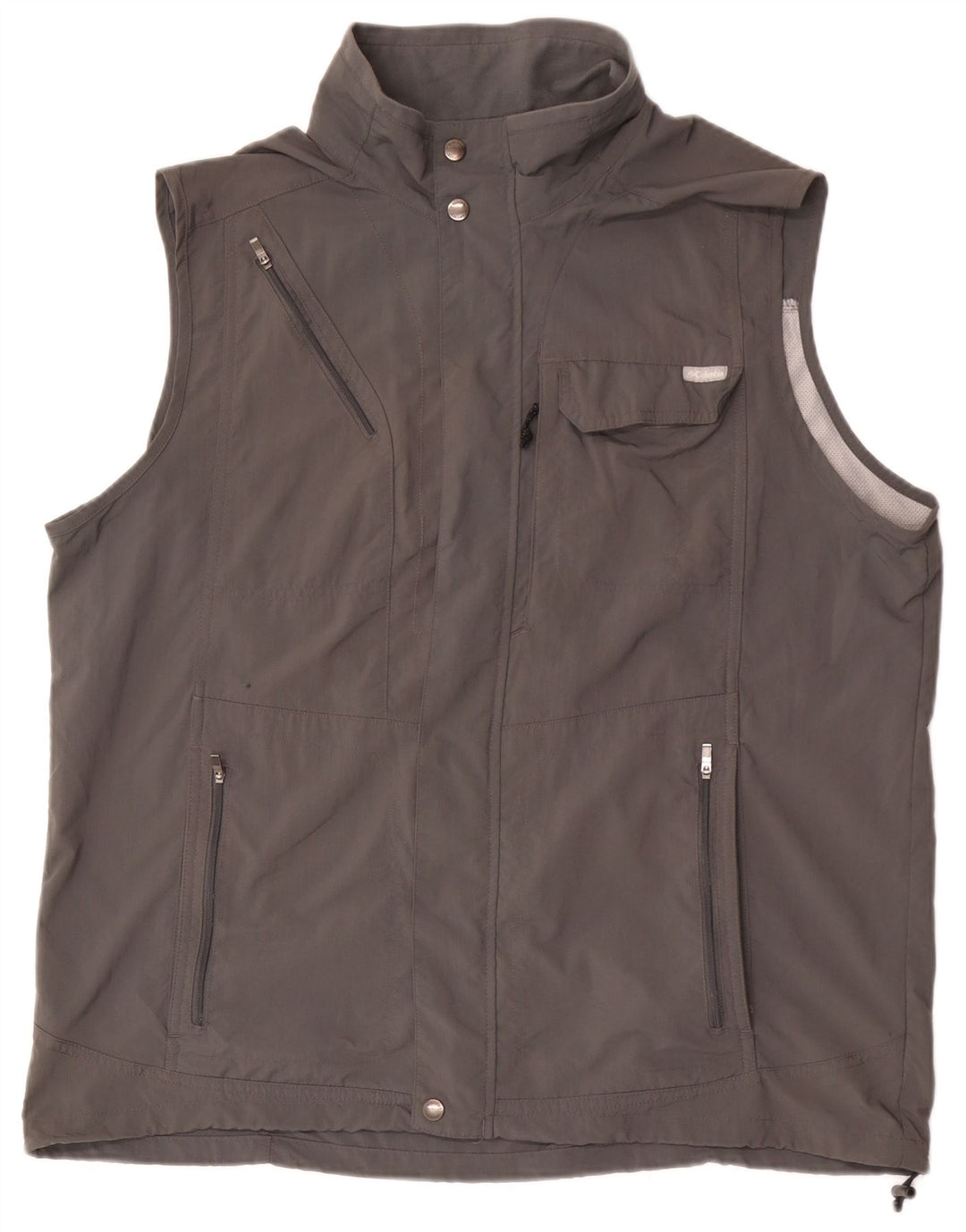 Columbia Herre Utility Gilet UK 42 XL Grå Nylon