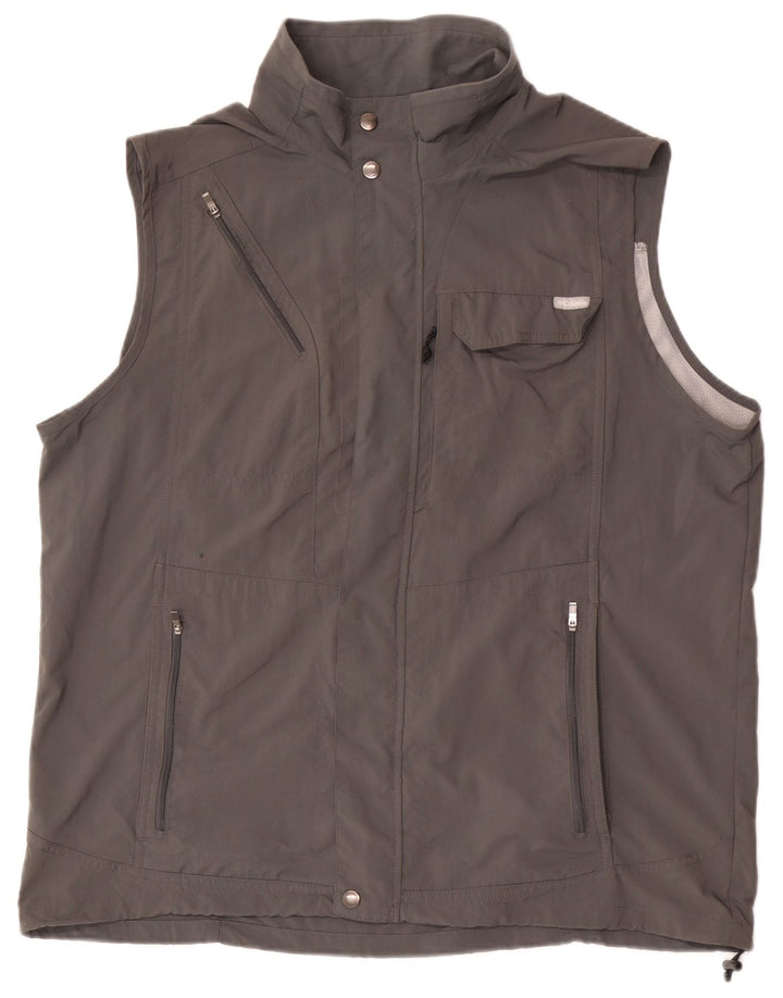 Columbia Herre Utility Gilet UK 42 XL Grå Nylon